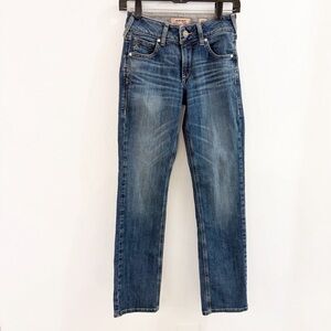 Ariat REAL Denim Abigail Perfect Rise Straight Mid Rise Jeans Size 25R